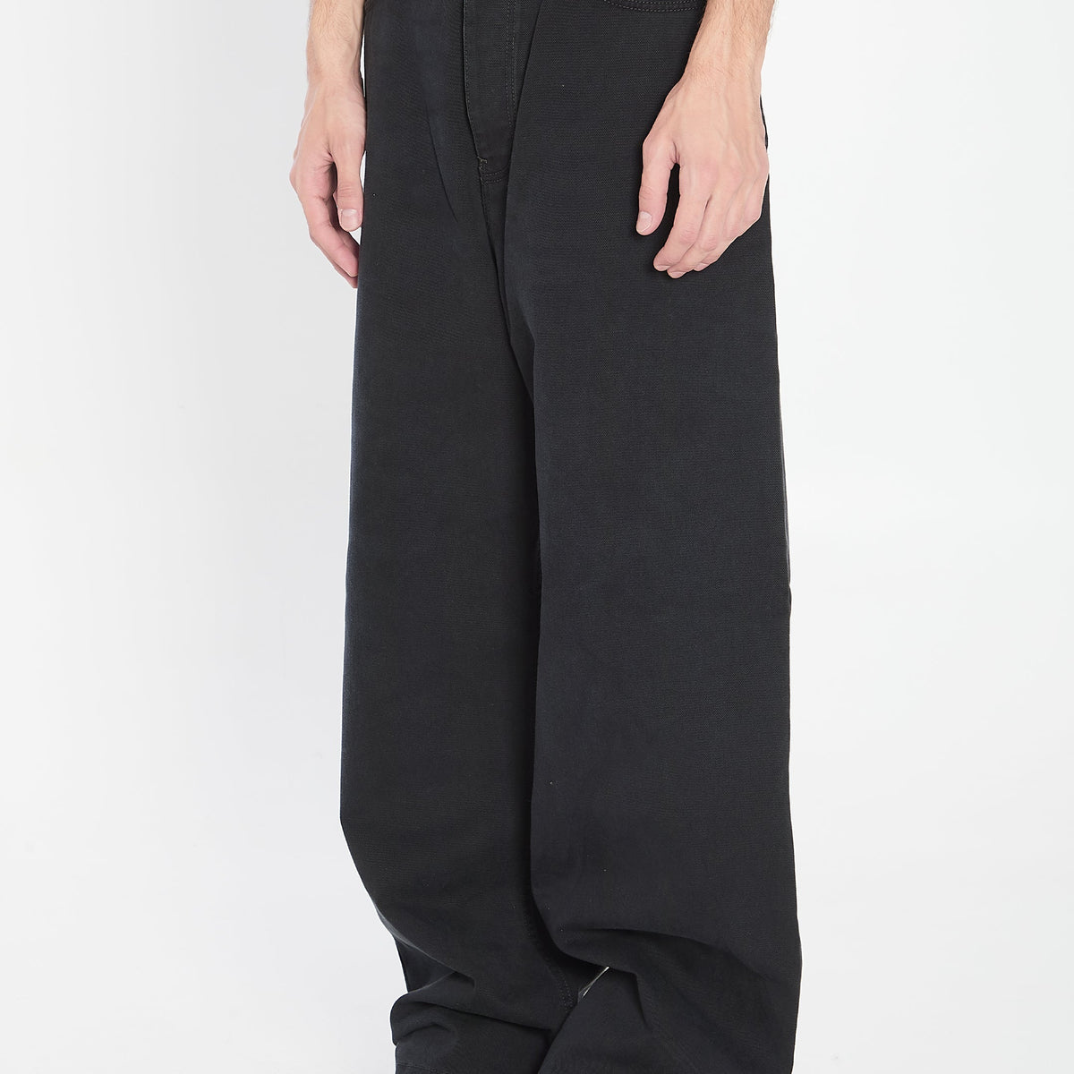 BALENCIAGA Baggy Denim Trousers with Back Application