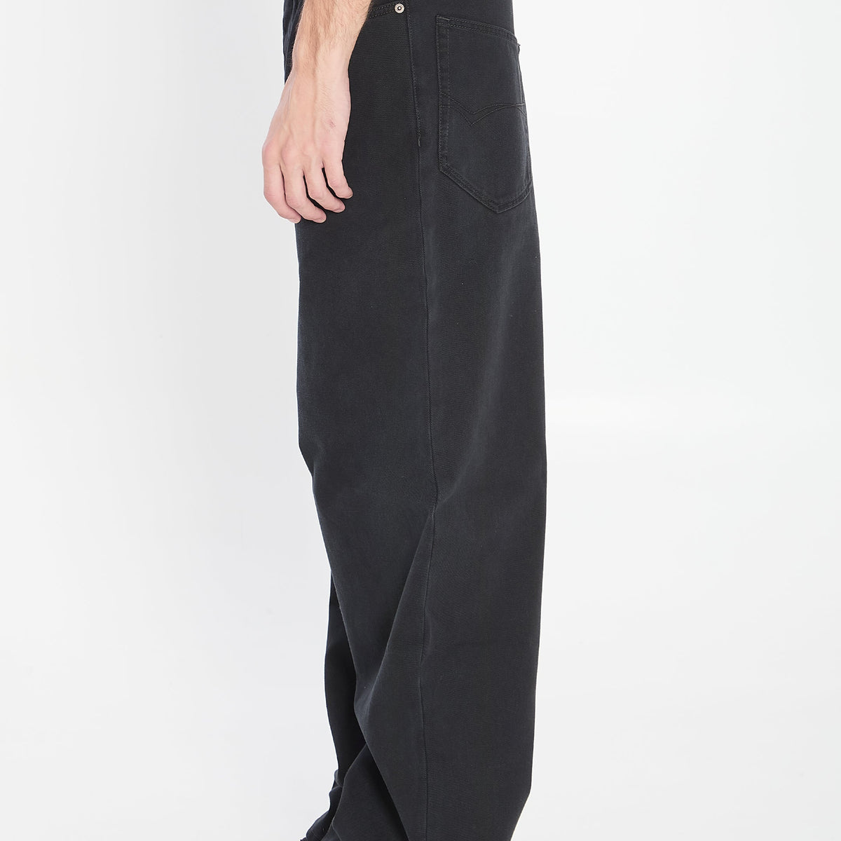 BALENCIAGA Baggy Denim Trousers with Back Application