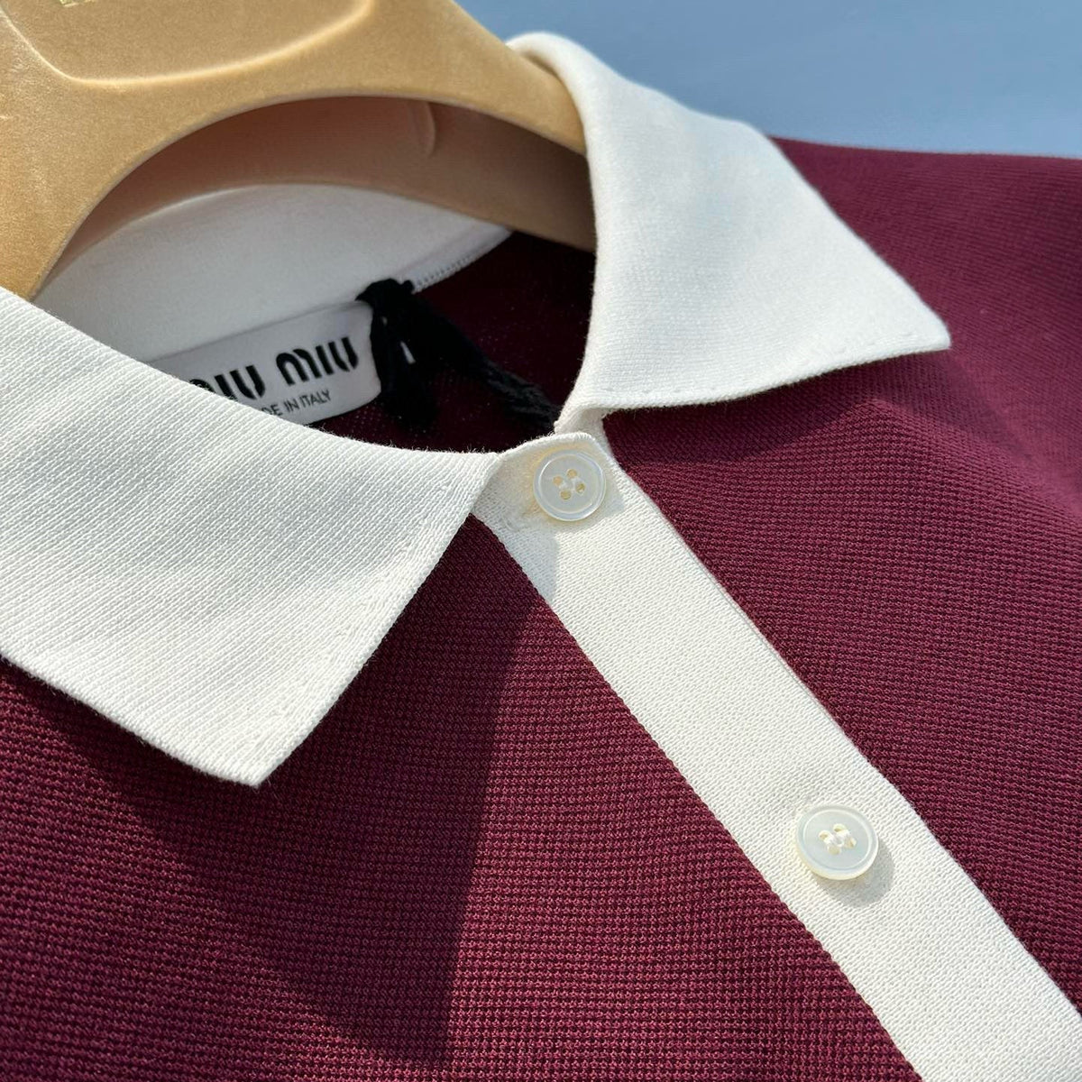 MIU M POLO SHIRT