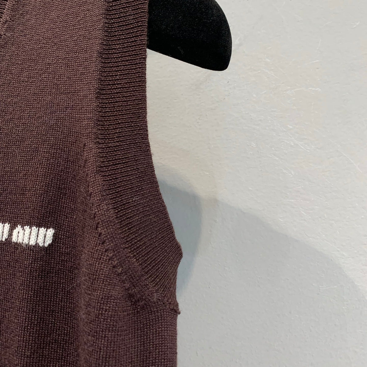 MIU M KNITTED VEST
