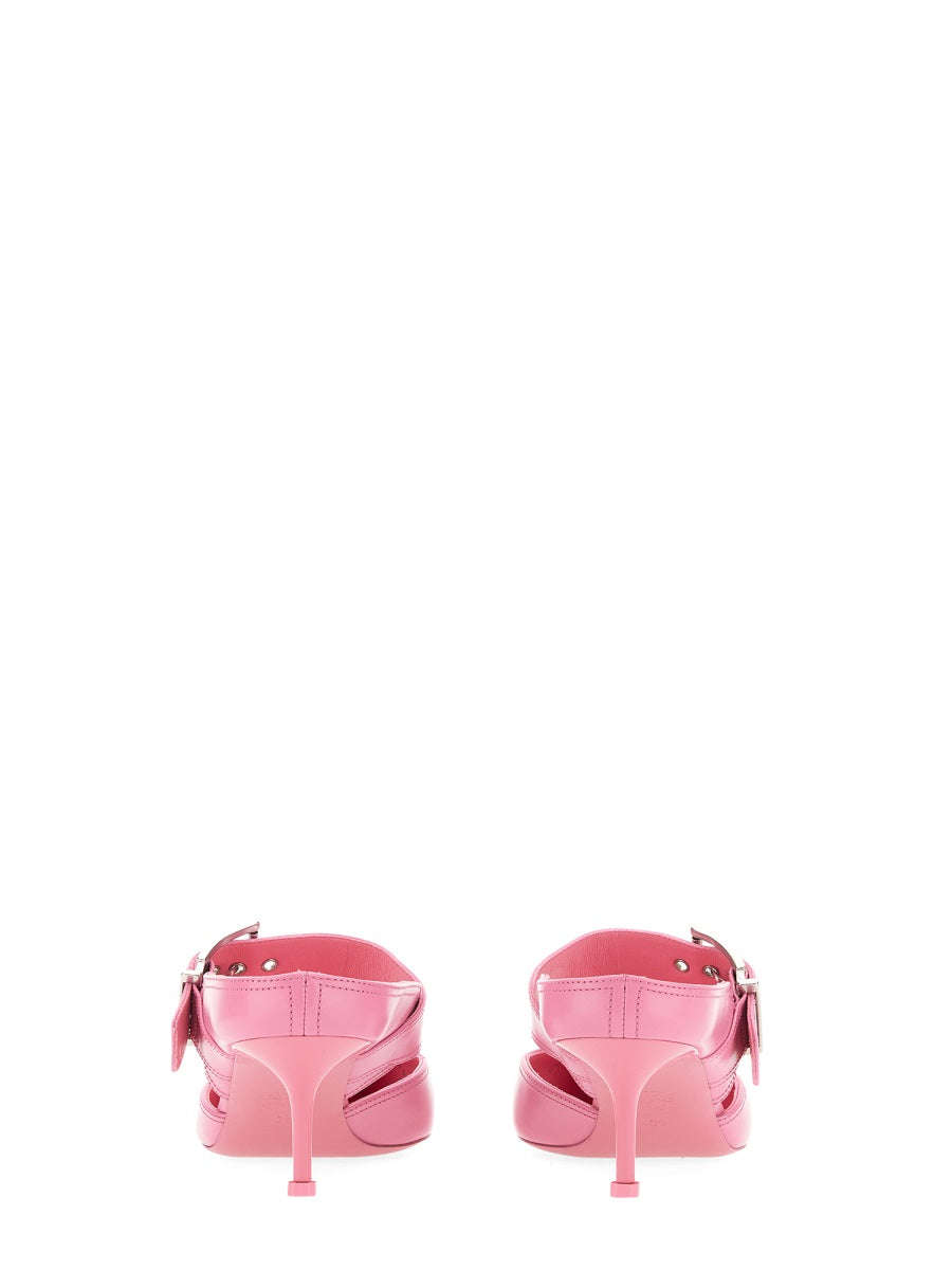 Alexander Mcqueen Women Punk Sandal With Buckle