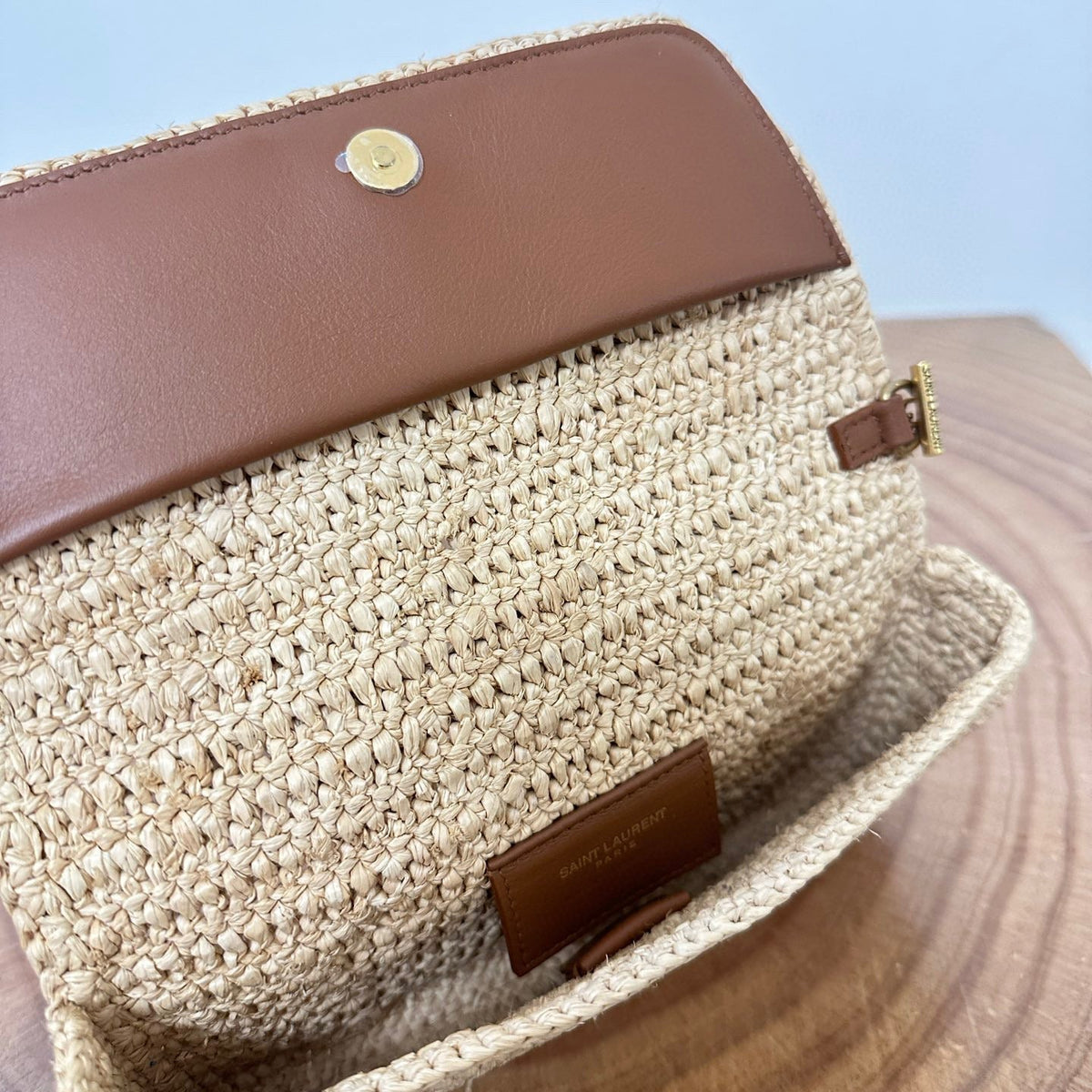 SL ICARE IN RAFFIA BAG