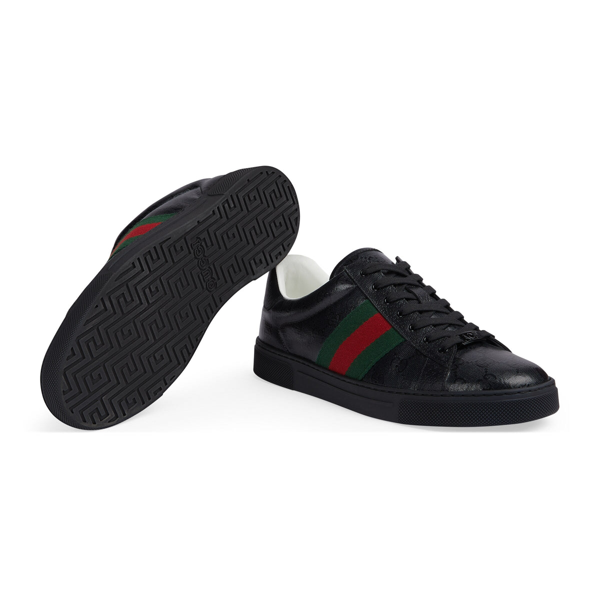 Gucci Men's Ace Gg Crystal Canvas Sneaker