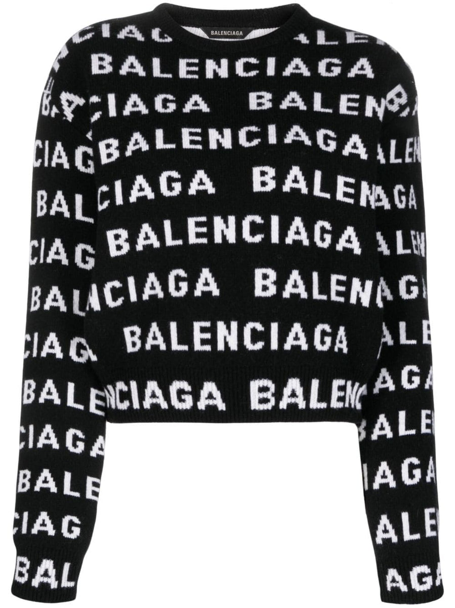 BALENCIAGA Crew-Neck Wool Sweater