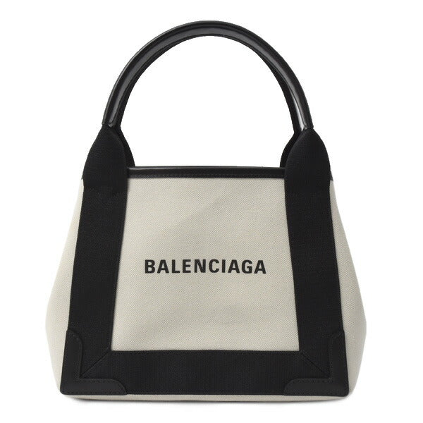 balenciaga Canvas Navy Cabas XS Handbag
