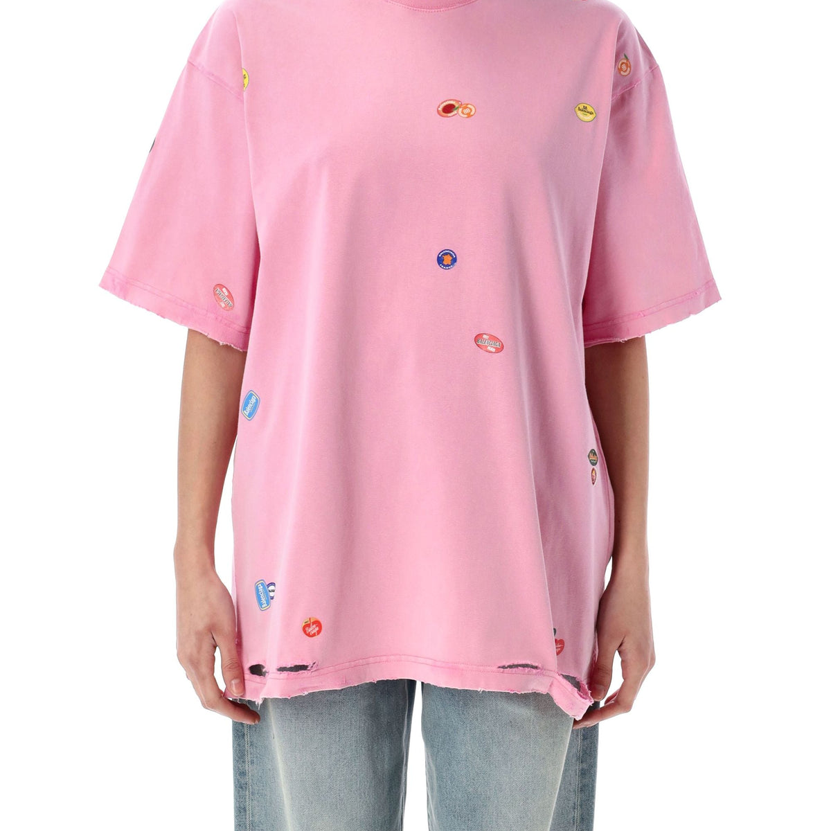 BALENCIAGA Fruity Medium Fit T-Shirt for Women