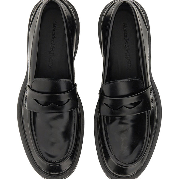 Alexander Mcqueen Men Leather Loafer