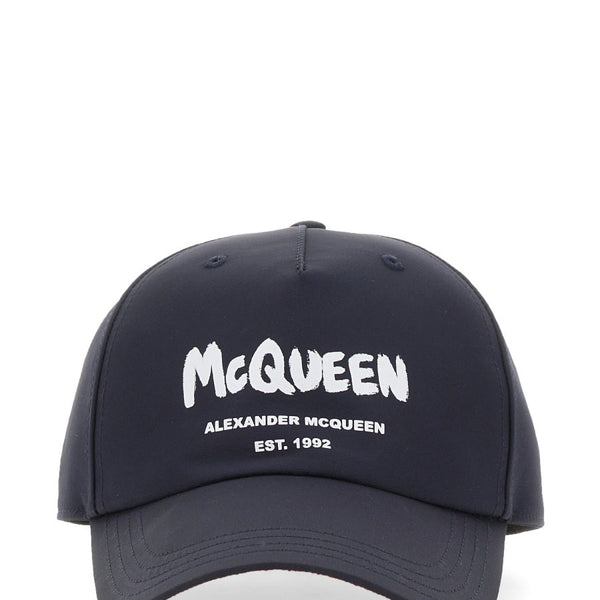 Alexander Mcqueen Men Graffiti Logo Hat