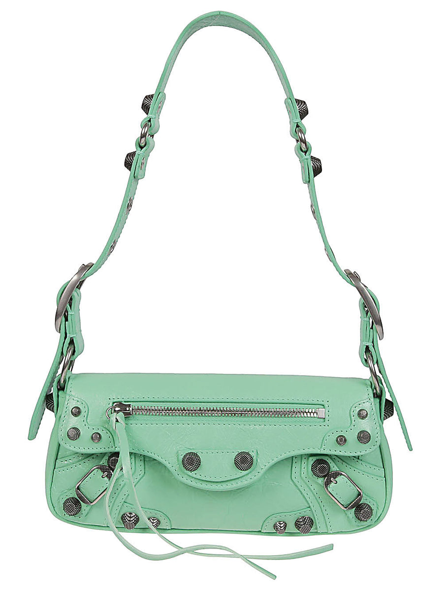 BALENCIAGA Mini Leather Shoulder Handbag