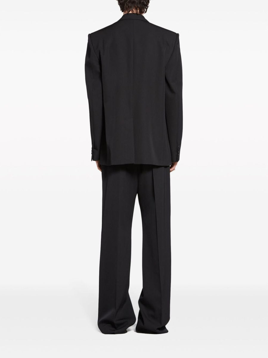 BALENCIAGA Wool Single-Breasted Blazer Jacket