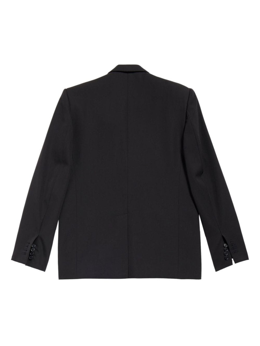 BALENCIAGA Wool Single-Breasted Blazer Jacket
