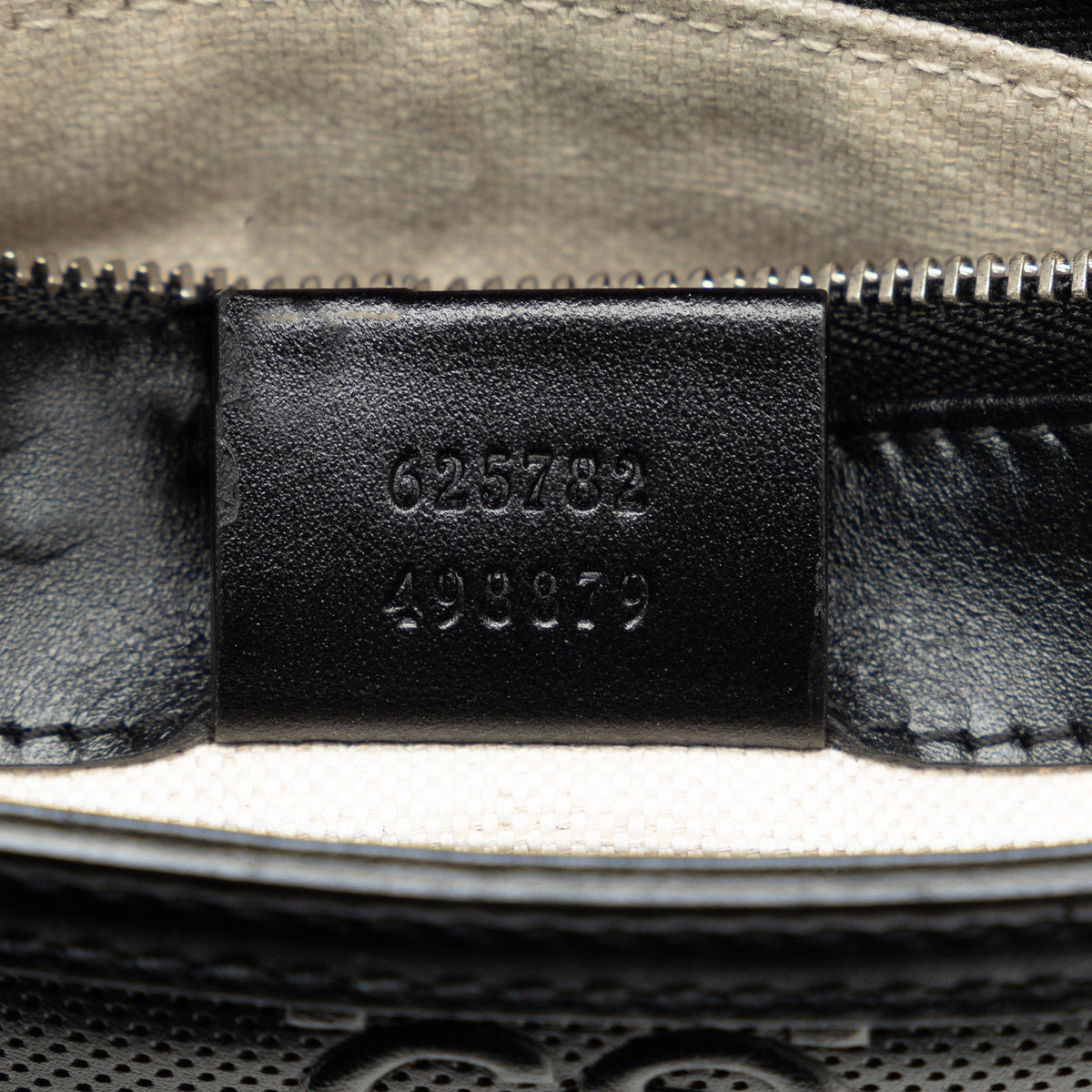 GUCCI GG Embossed Flap Crossbody Crossbody Bag