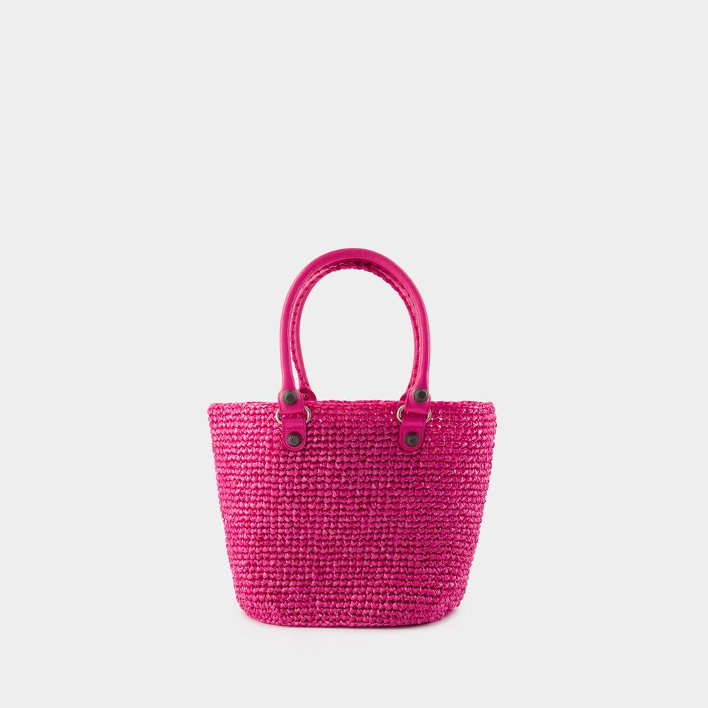 BALENCIAGA Mini Panier Shoulder Handbag