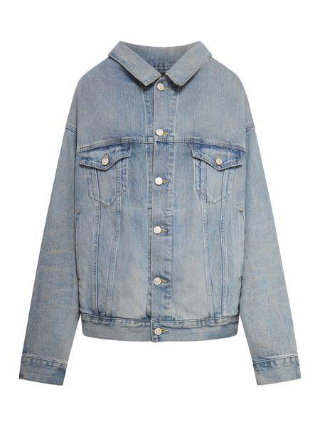 BALENCIAGA Off Shoulder Cotton Jacket