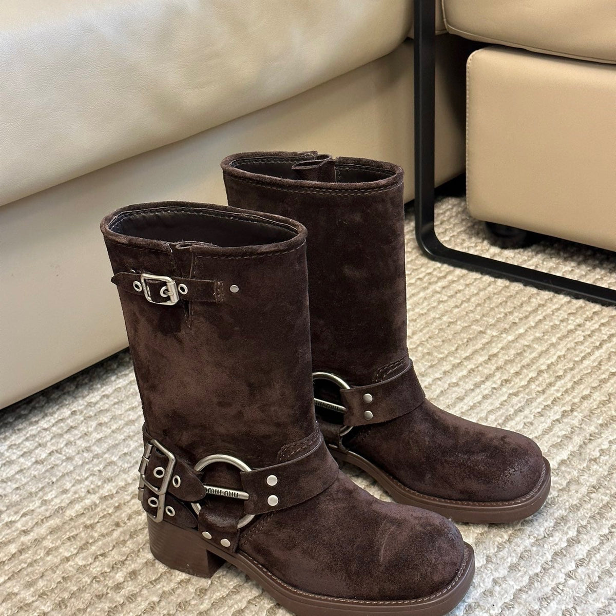 MIU M BOOTS