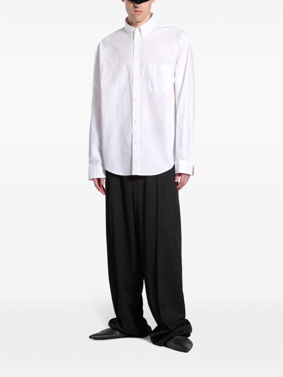 BALENCIAGA Long Sleeve Oversized Fit Shirt