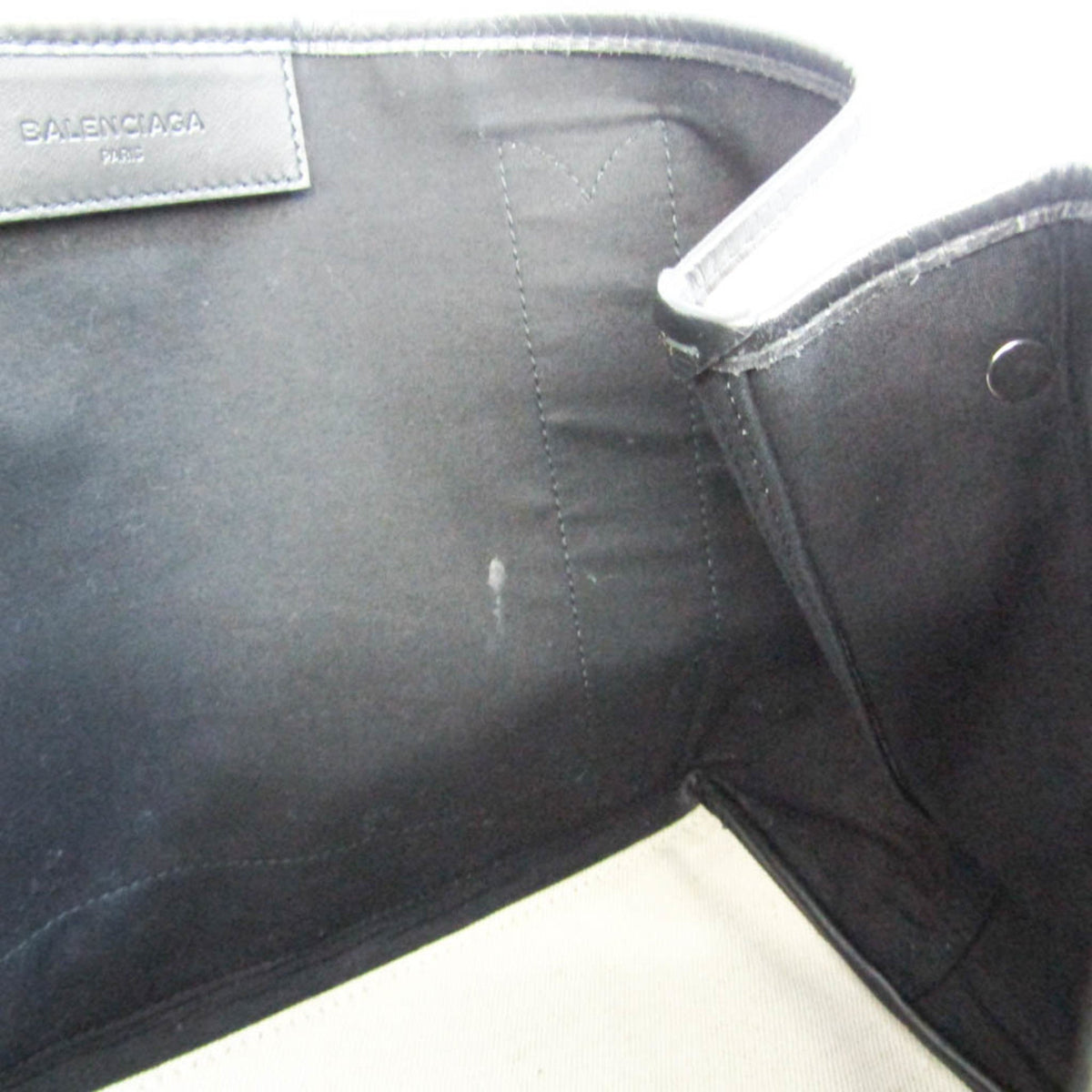 balenciaga Navy Cabas Handbag