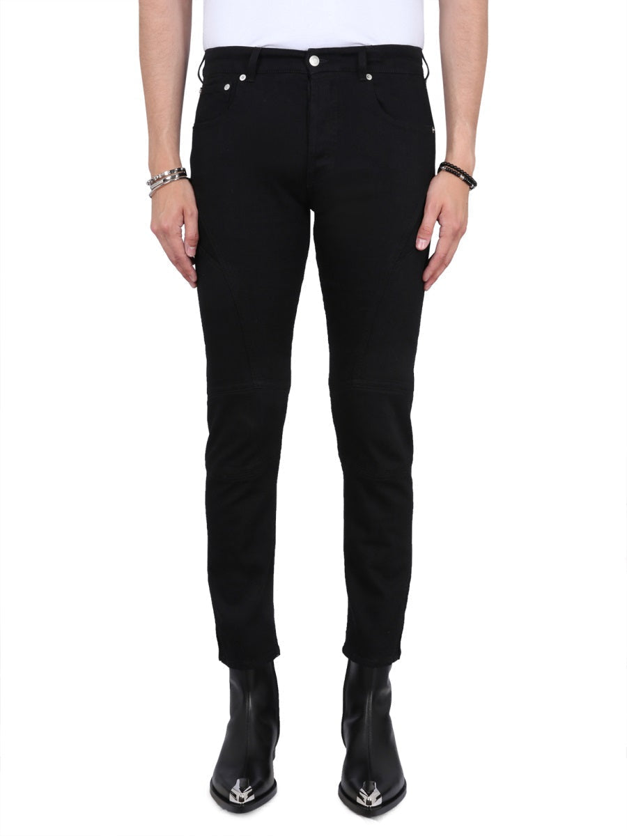 Alexander Mcqueen Men Biker Jeans