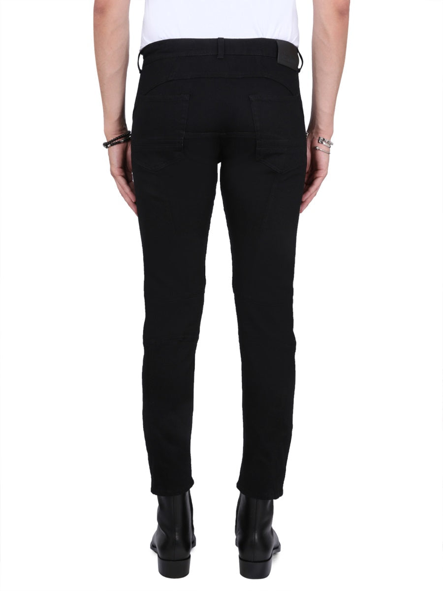 Alexander Mcqueen Men Biker Jeans