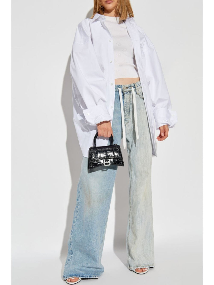 BALENCIAGA Open-Knit Wool Top for Women