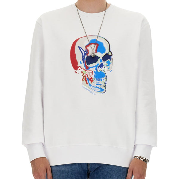 Alexander Mcqueen Men Skull Sweatshirt