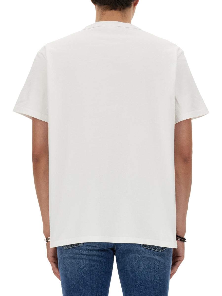 Alexander Mcqueen Men T-Shirt With Logo