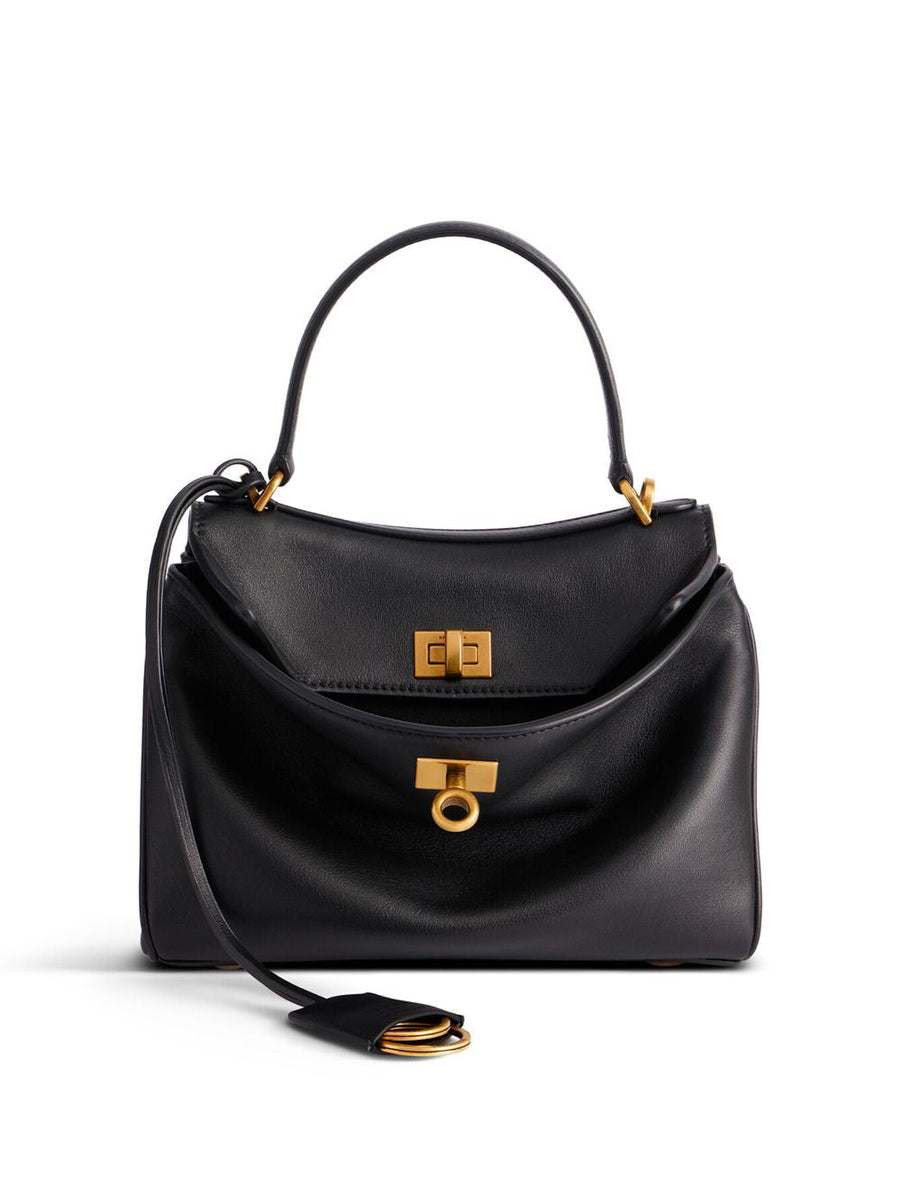 BALENCIAGA Mini Leather Rodeo Handbag