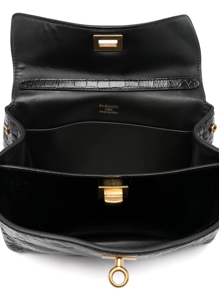 BALENCIAGA Mini Leather Rodeo Handbag