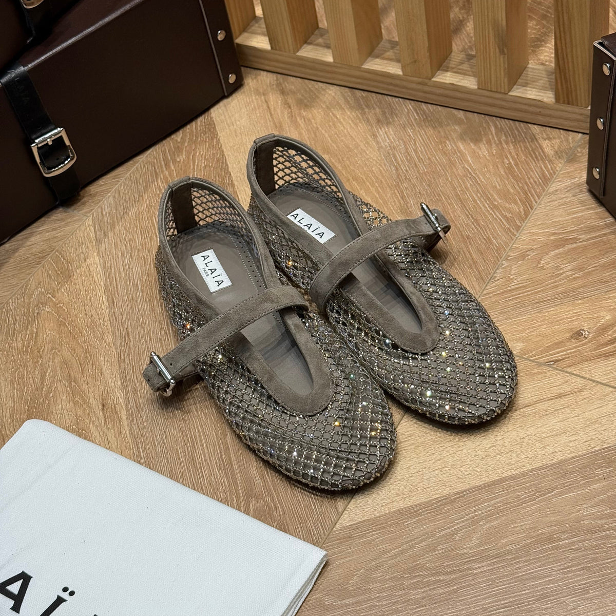 ALAIA BALLET FLATS