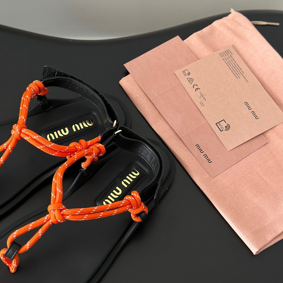 MIU M SANDALS