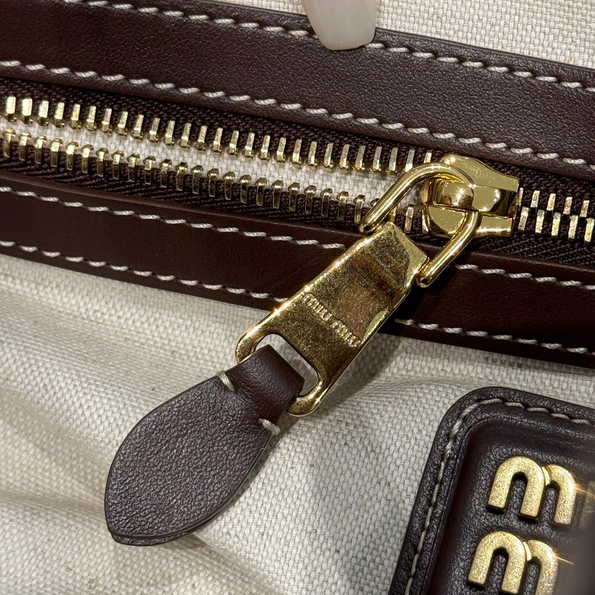 MIU M IVY LEATHER BAG