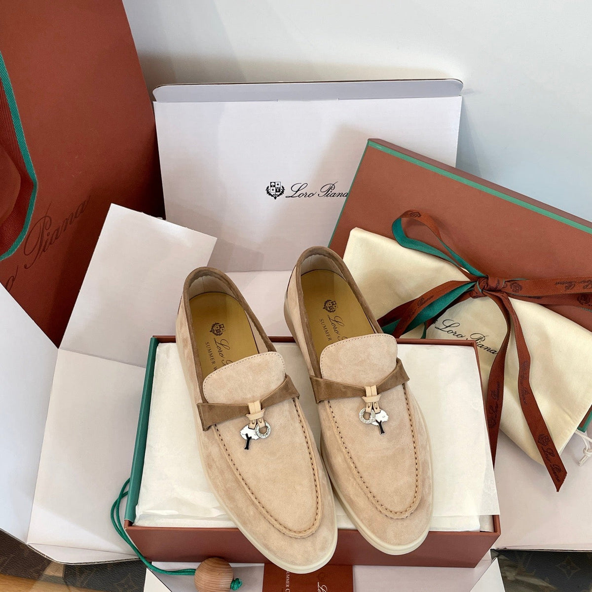 LORO P SUMMER CHARMS LOAFERS