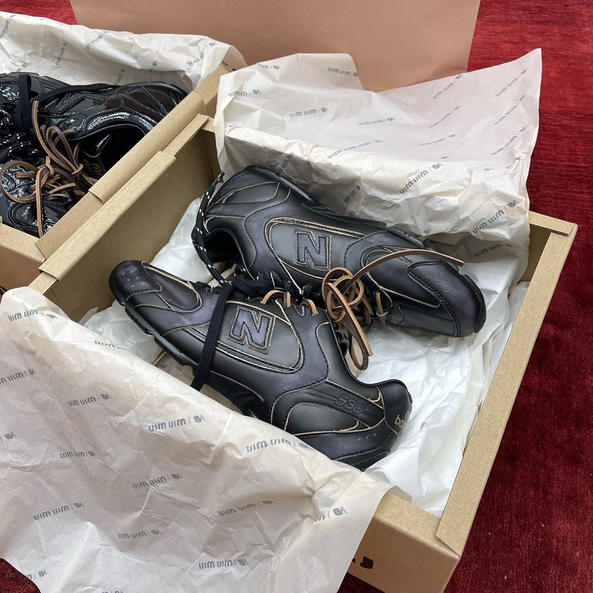 MIU M x NEW BALANCE TRAINERS