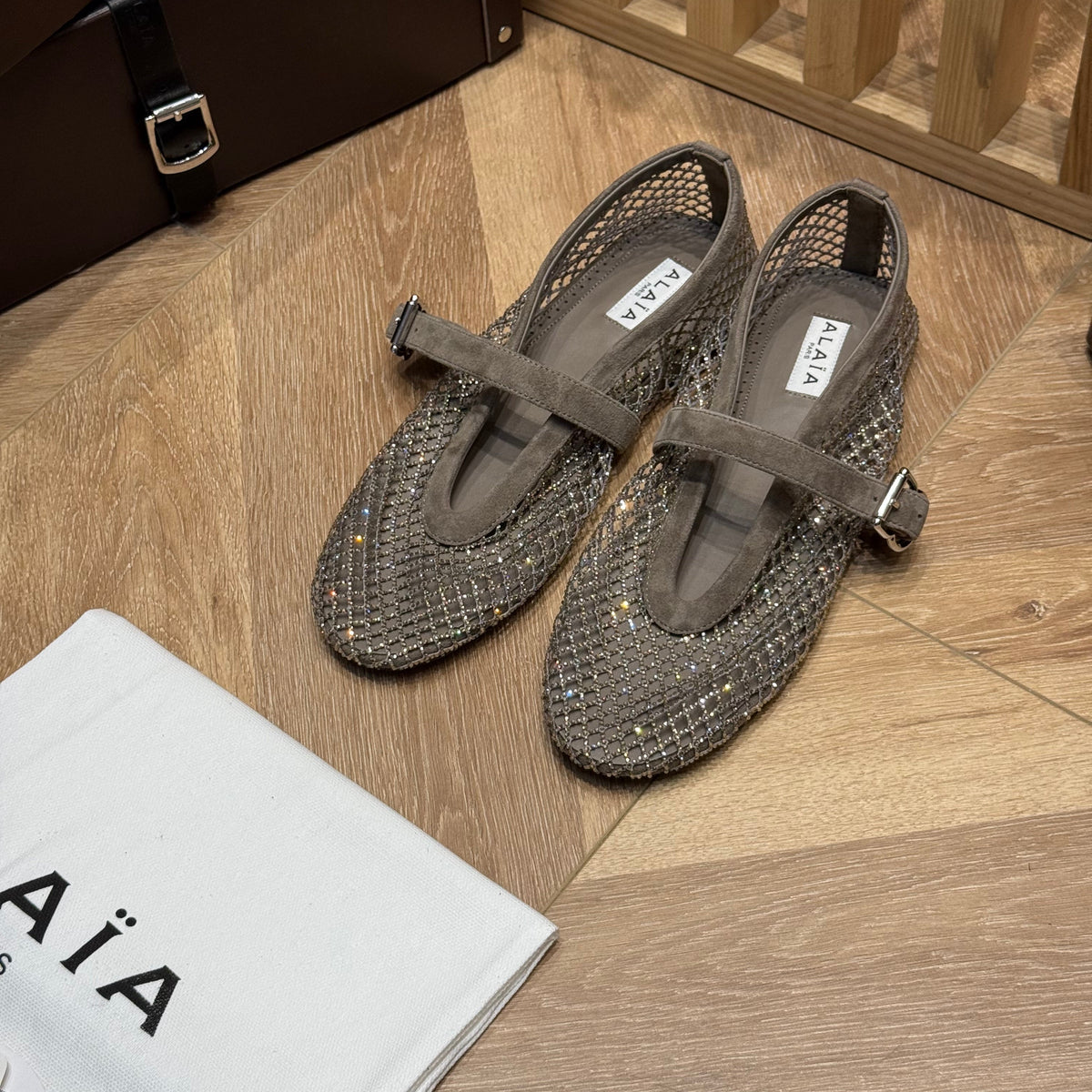 ALAIA BALLET FLATS
