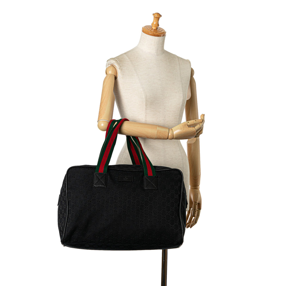 GUCCI GG Canvas Web Travel Bag