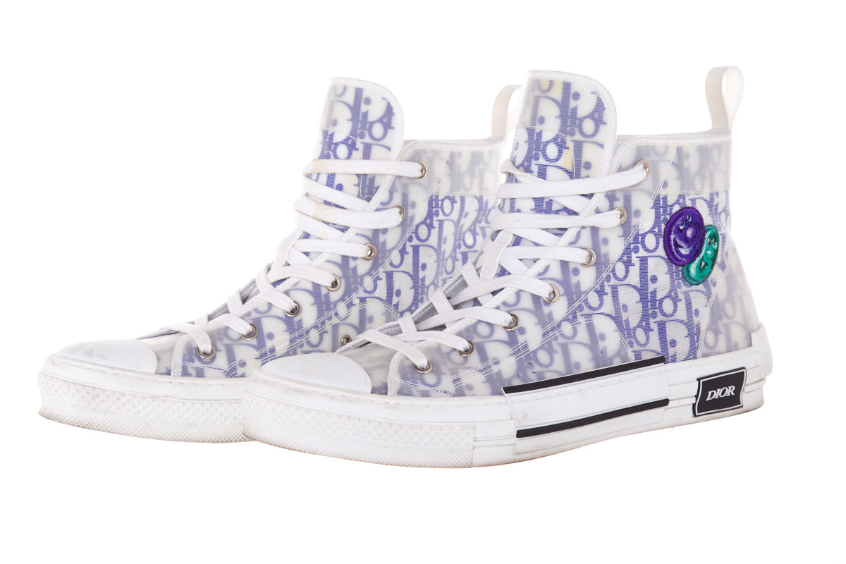 Dior Men's Kenny Scharf B23 High-Top Sneakers SZ 45