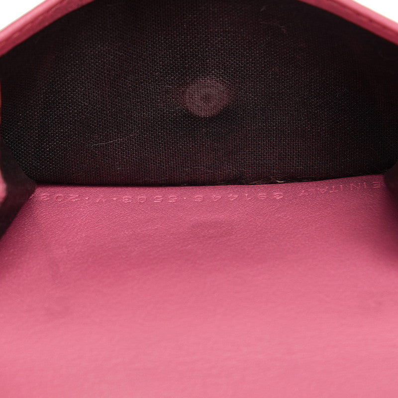 balenciaga Mini Paper Wallet Leather Pink