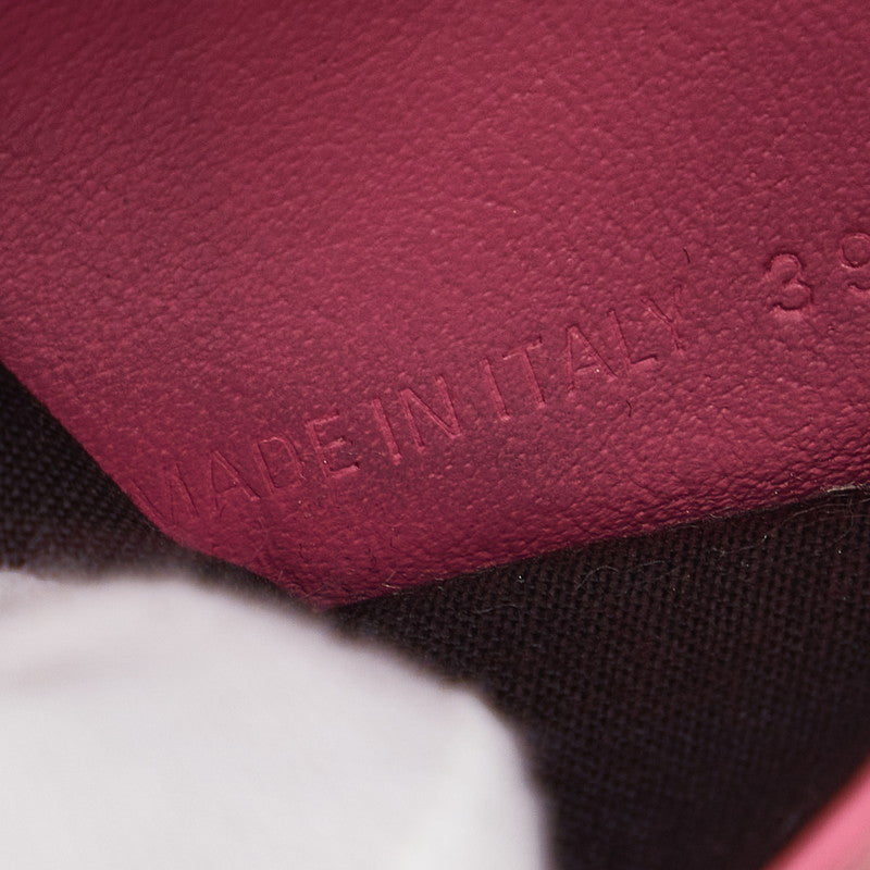 balenciaga Mini Paper Wallet Leather Pink