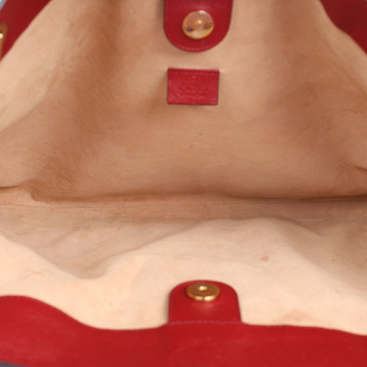 Gucci Red Leather Rajah Tote Bag (Authentic Pre-Owned)