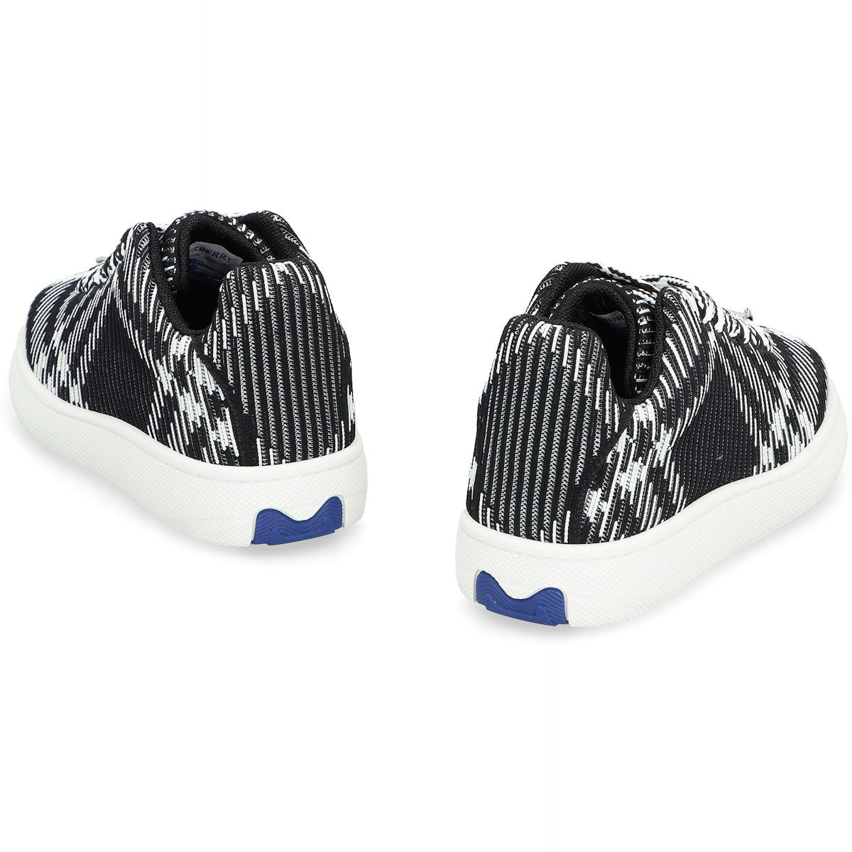 BLACK/WHITE CHECK PATTERN BOX SNEAKER