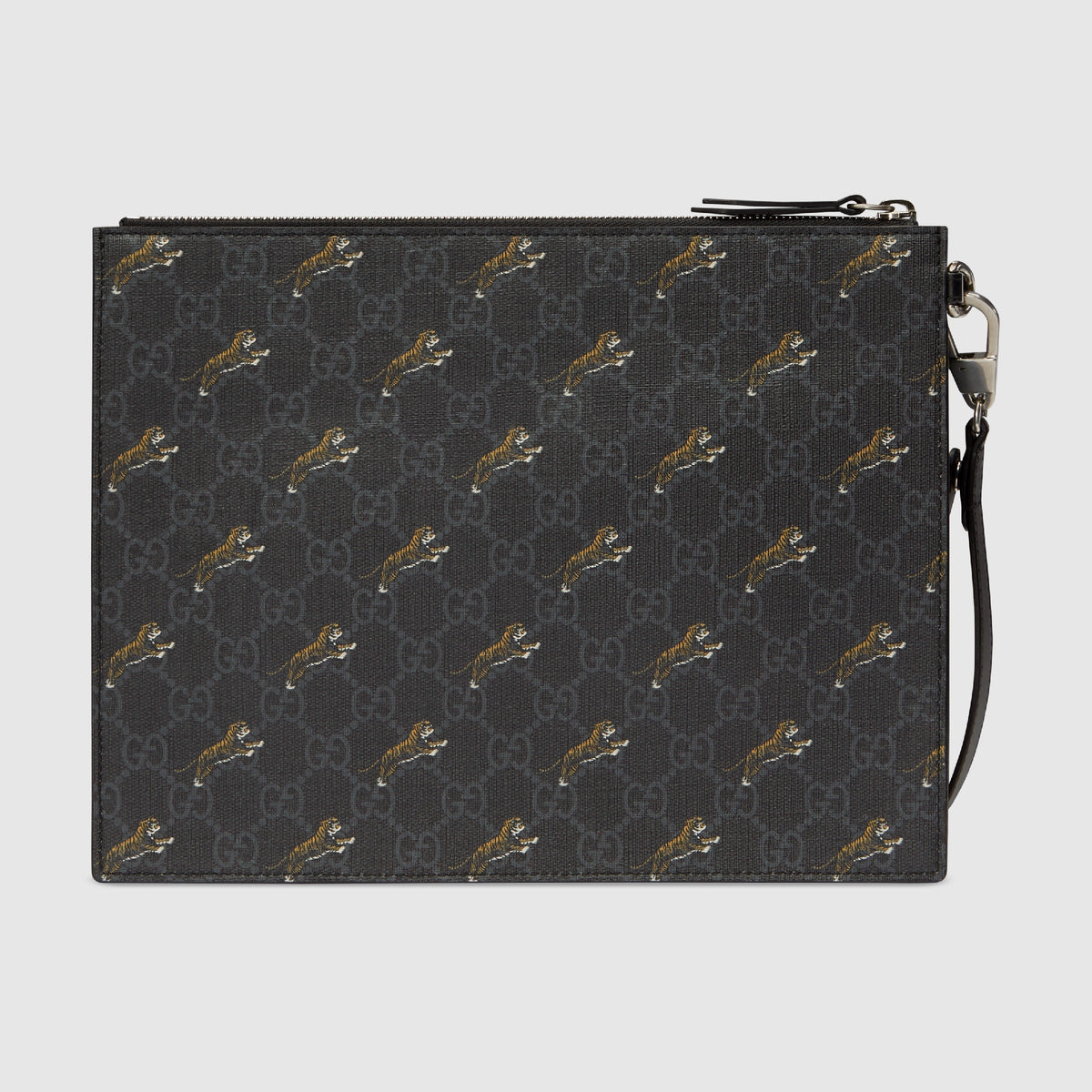Gucci GG Tiger Printed Coated Canvas Pouch