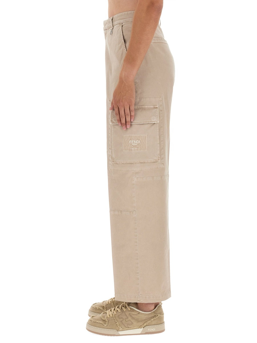 Fendi Men Gabardine Pants