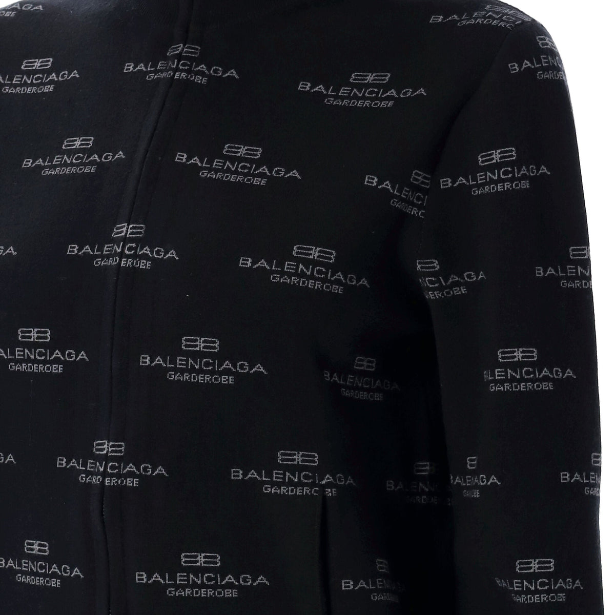 BALENCIAGA All-Over Zip-Up Cardigan