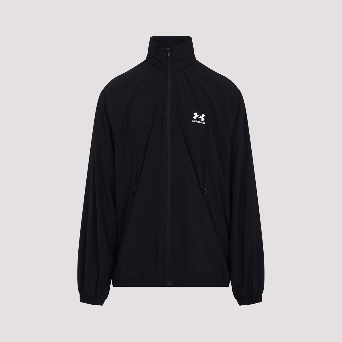 BALENCIAGA Stretch Nylon Windbreaker Jacket for All Seasons