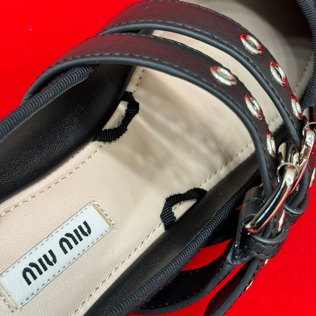 MIU M BALLERINA FLATS