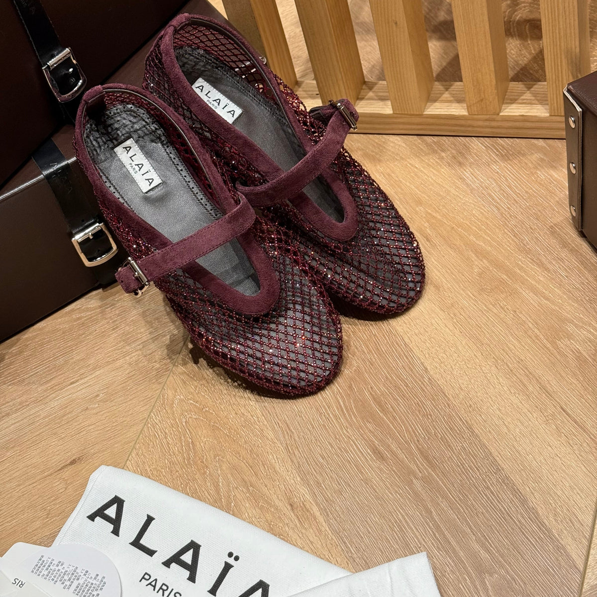ALAIA BALLET FLATS