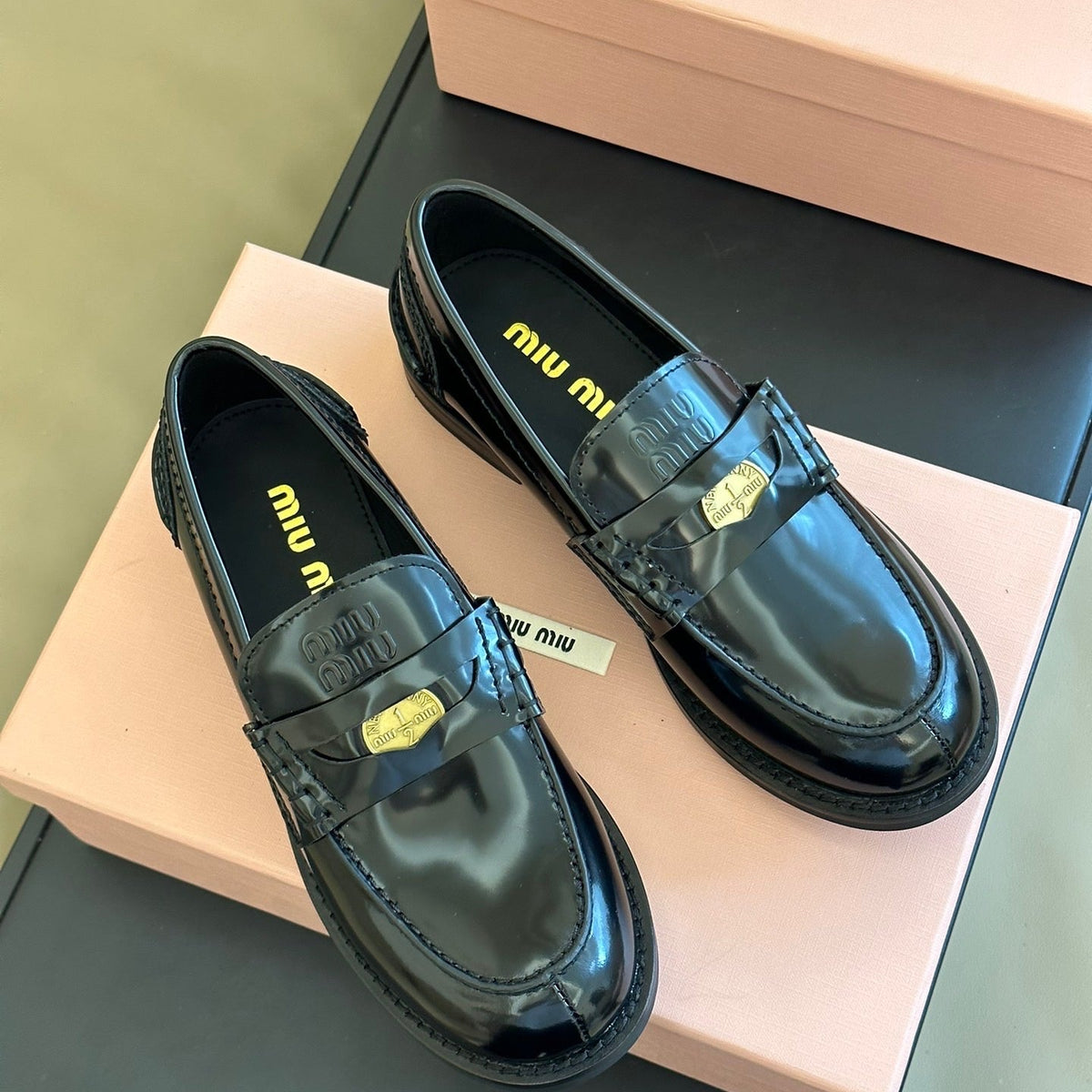 MIU M LOAFERS