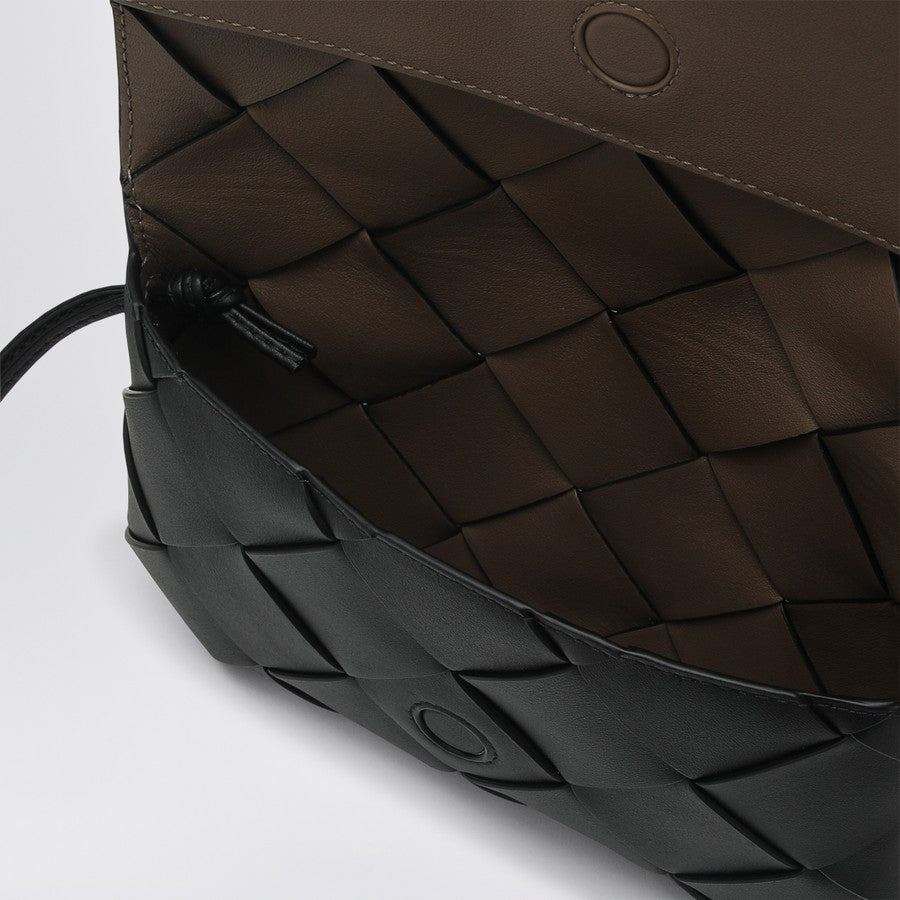 Bottega Veneta Men Diago Long Wallet Black/Brown