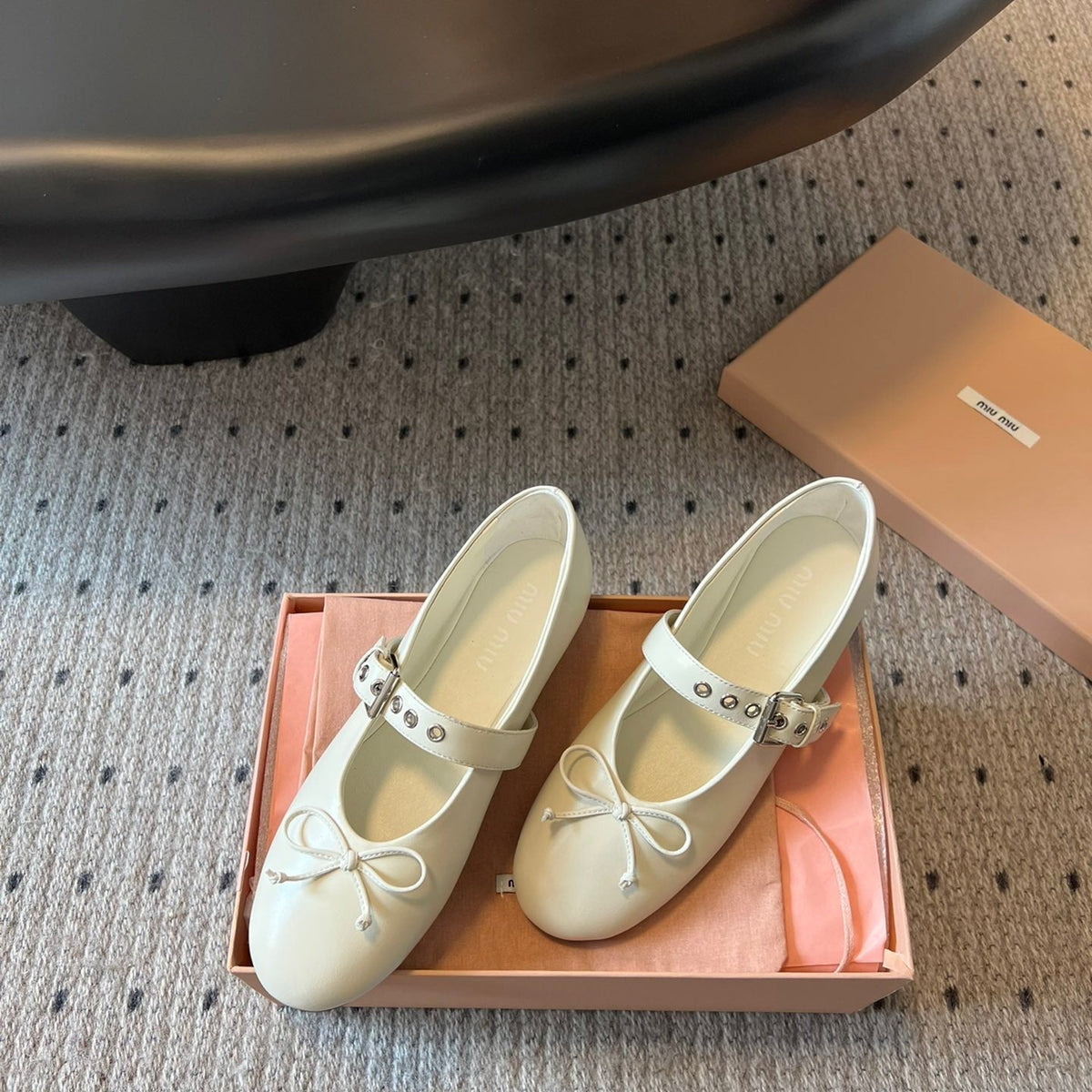 MIU M BALLERINA FLATS