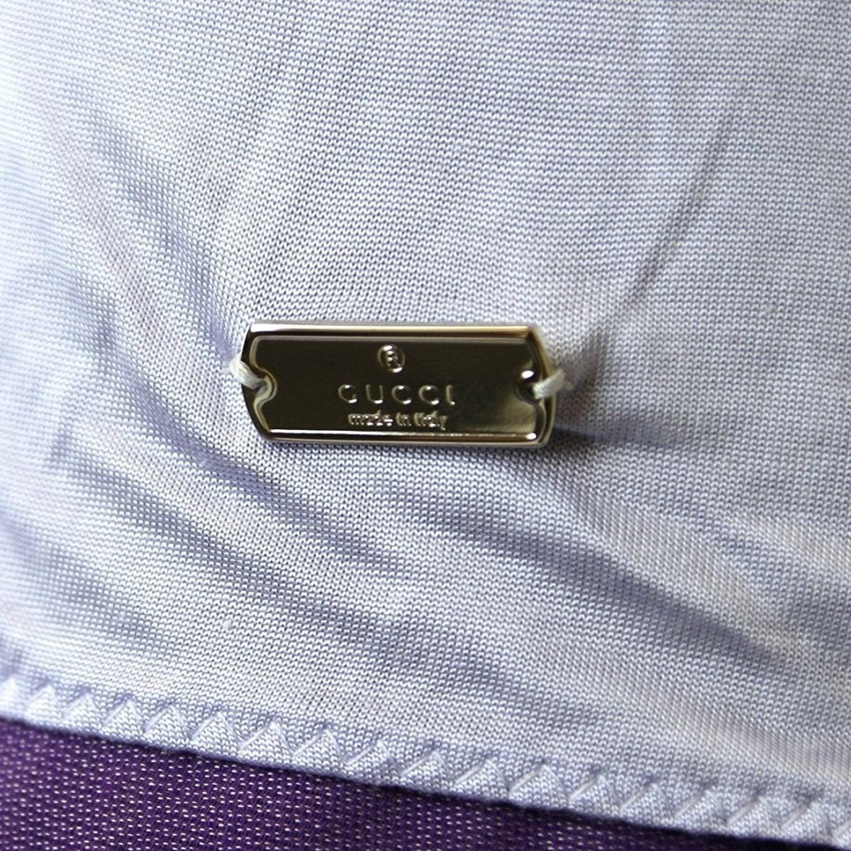 Gucci Women's Lilac Rayon Logo Tank Top